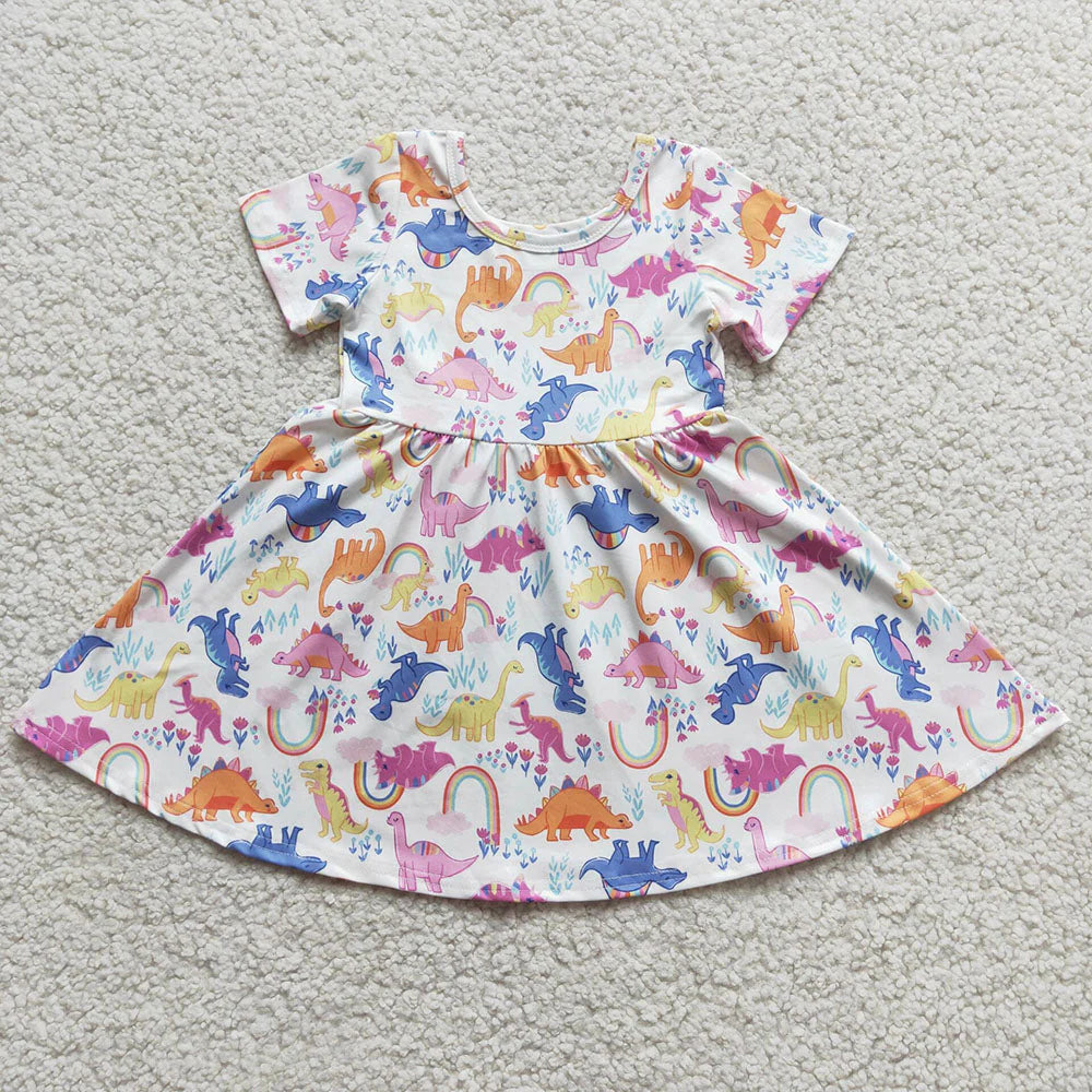 Dinosaur Rainbow Dress