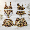 Green Family Camouflage Swimwear
