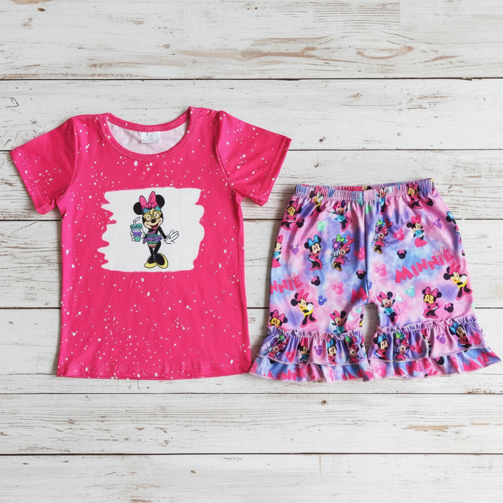 Girl: Pink Minnie Mouse set