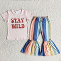 Stay Wild Bell Bottom Set