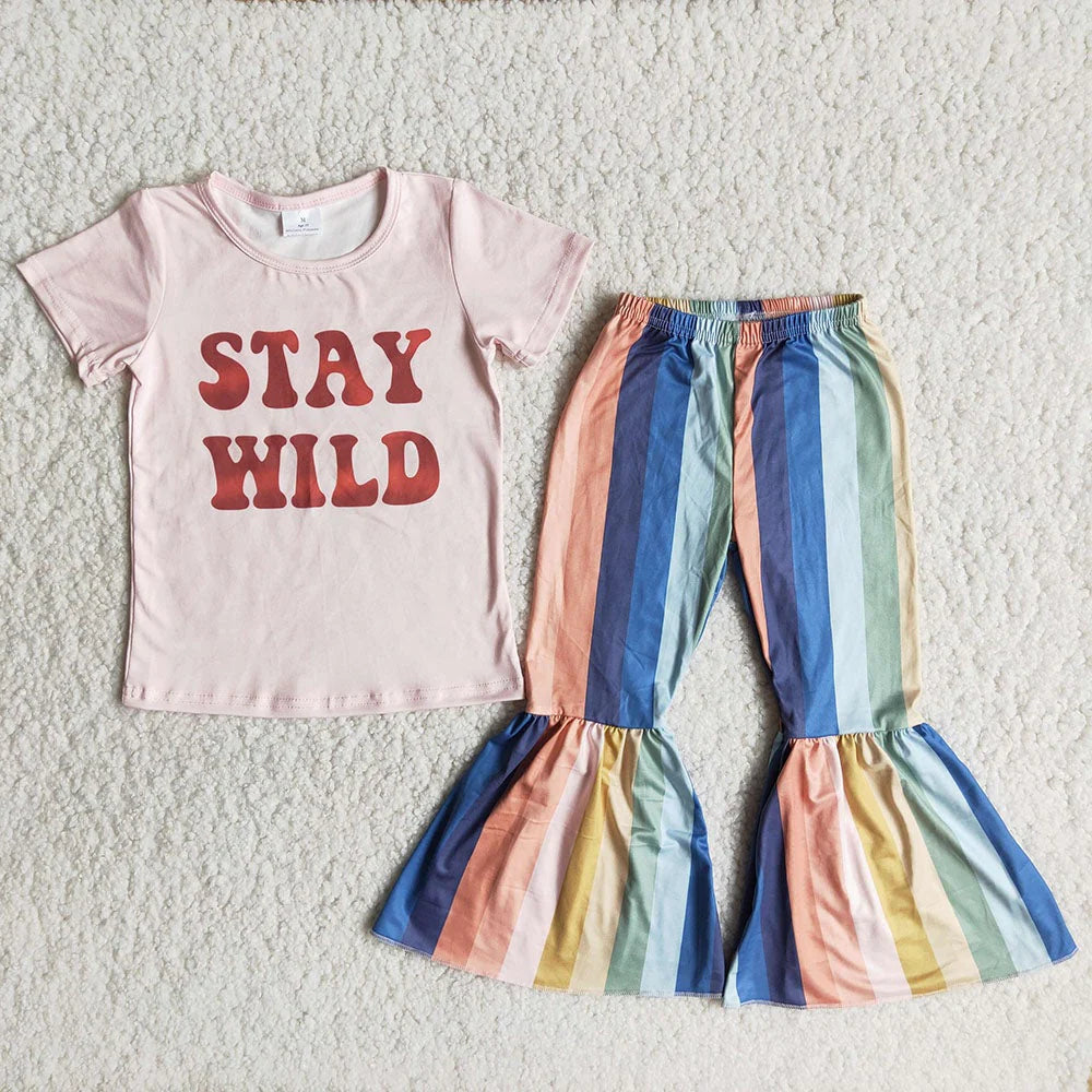 Stay Wild Bell Bottom Set