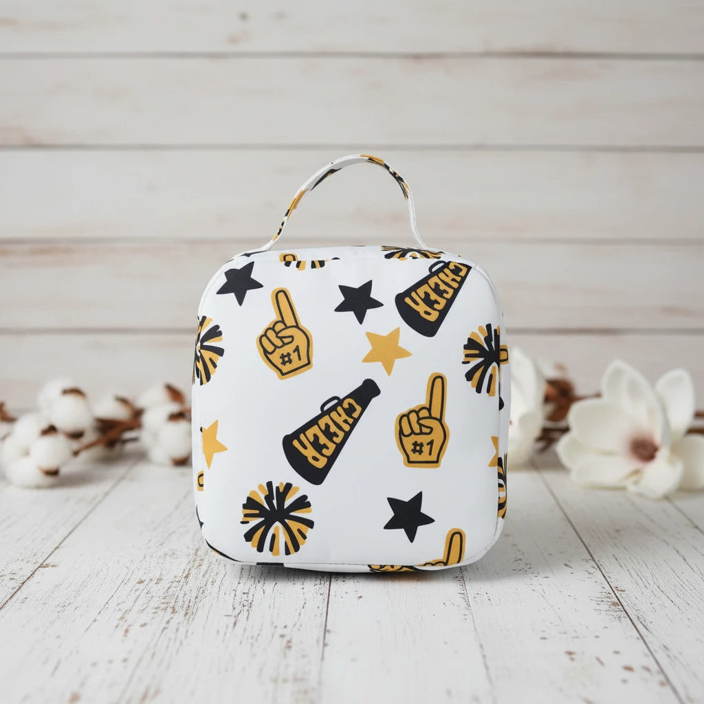 Gold and Black Cheer Lunch Kit